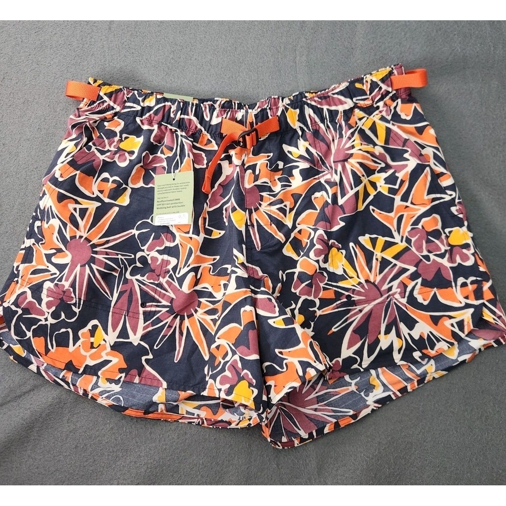 REI Trail Made Amphib Shorts Womens Sz 1X Hiking Hike Swim Camp Colorful UPF NEW